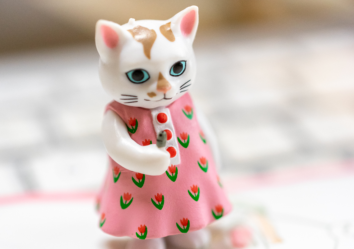 ネコのフィギュア